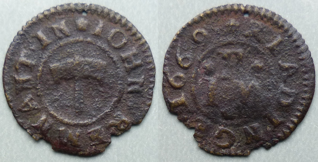 Reading, John Remnant 1669 farthing